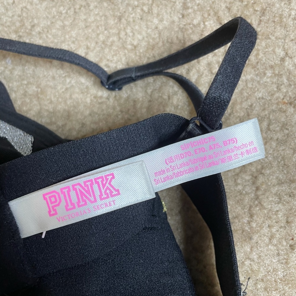 Victoria’s Secret glitter star print bralette - Picture 3 of 3
